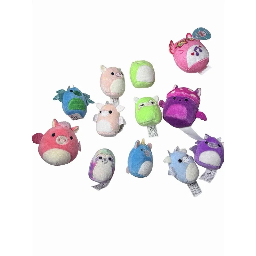 Squishmallows Lot of 12 Mini Plush Toys Stuffed Animals 3